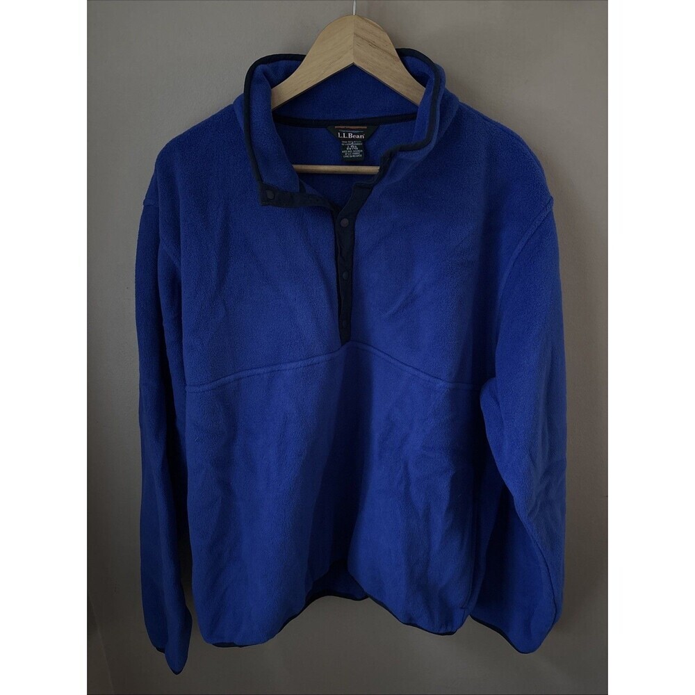 L.L. Bean Men's Blue Fleece Shirt
